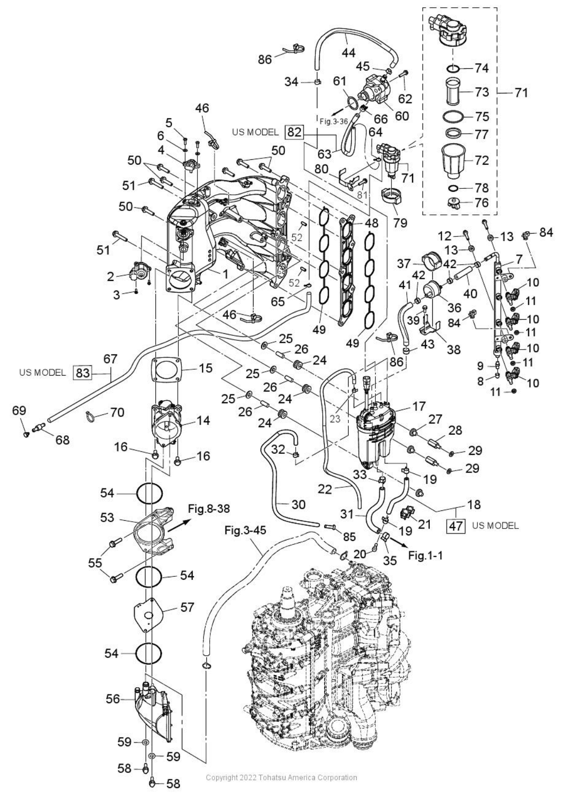 5 INTAKE MANIFOLD FUEL SYSTEM Archives East Marine LLC