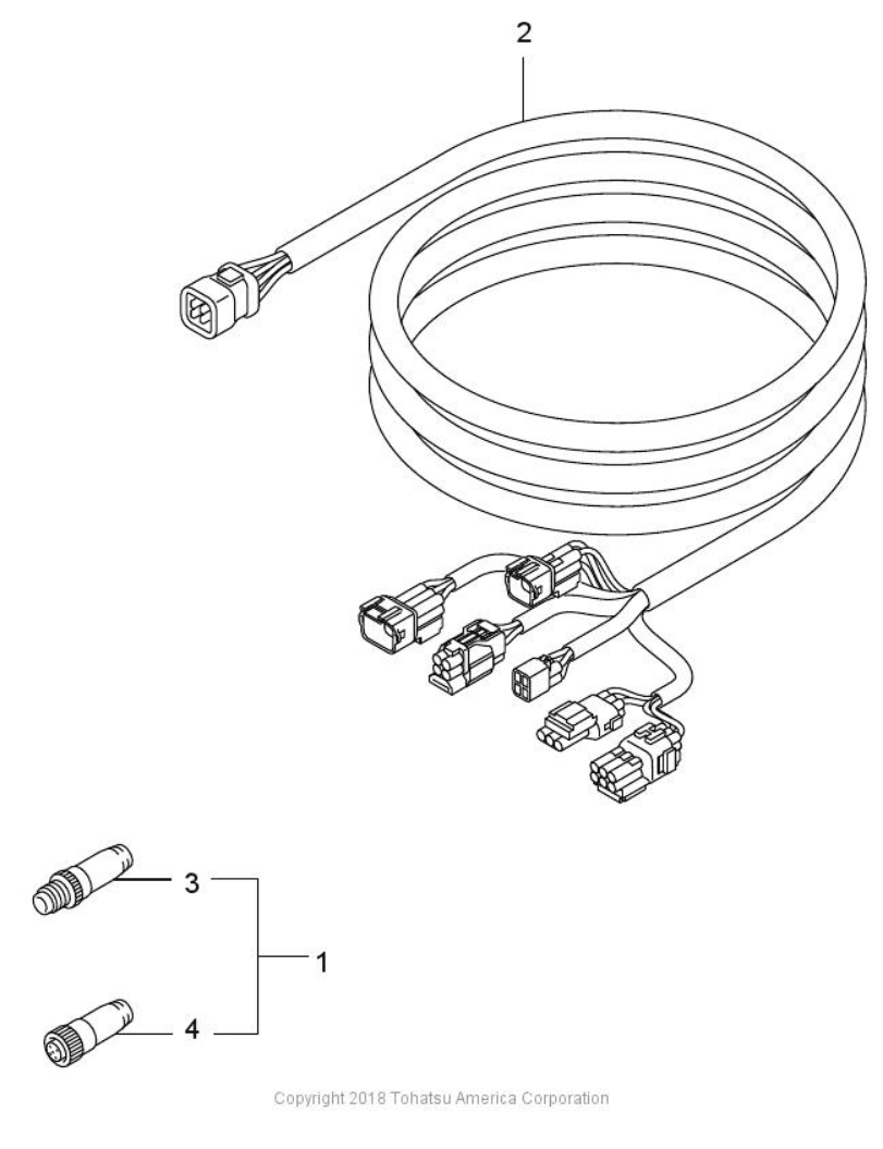 Fop 10 Cable Kit Archives - Tohatsu Outboards Parts